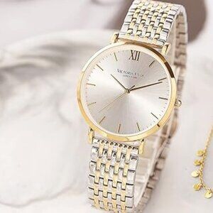 ✨ VICTORIA HYDE Silver & Gold Watch - Stunning! ✨